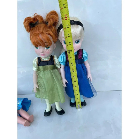 Disney Toddlers Store Animators Collection Lot of 3 Elsa Anna Cinderella Doll Mu - Picture 2 of 7